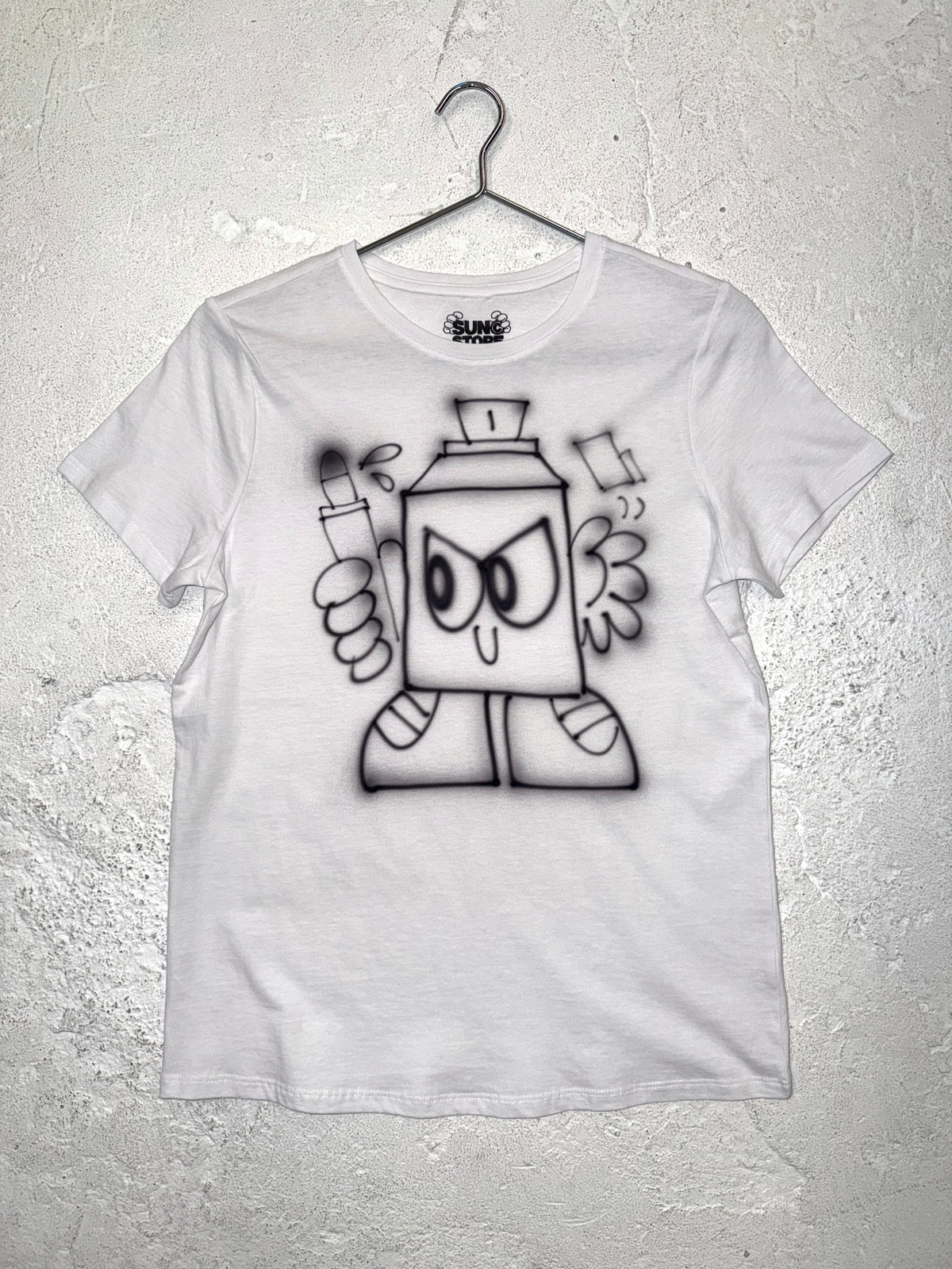 Sun (c) Airbrushed T-Shirt #2 - Size Small