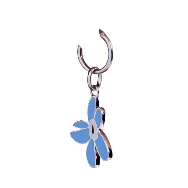 PAM Lunacy Warped Gesture Earring [Powder Blue]