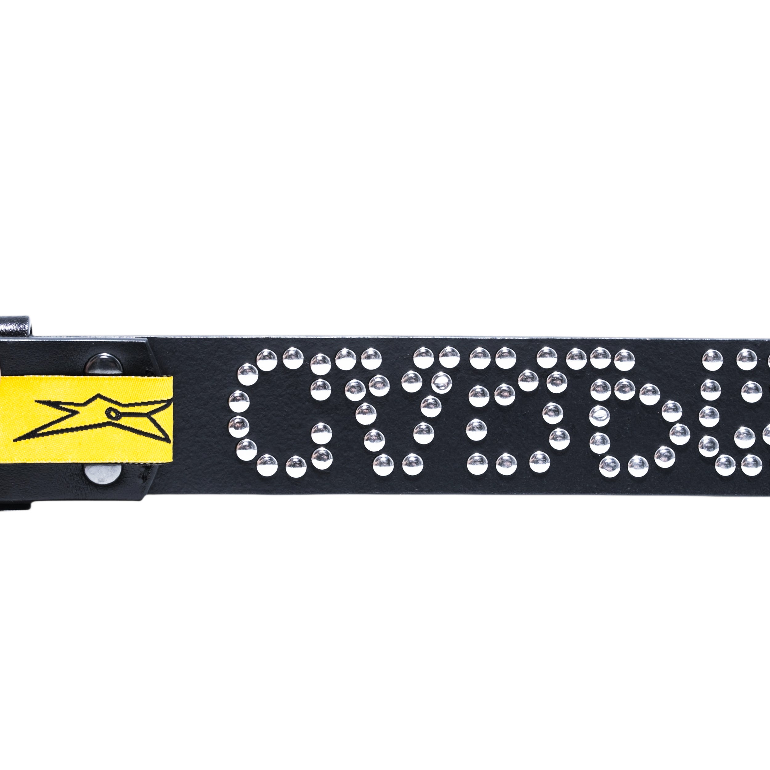 CARPET Riveted Leather Belt [Black]