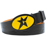 Carpet Leather Belt | Black