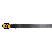 Carpet Leather Belt | Black
