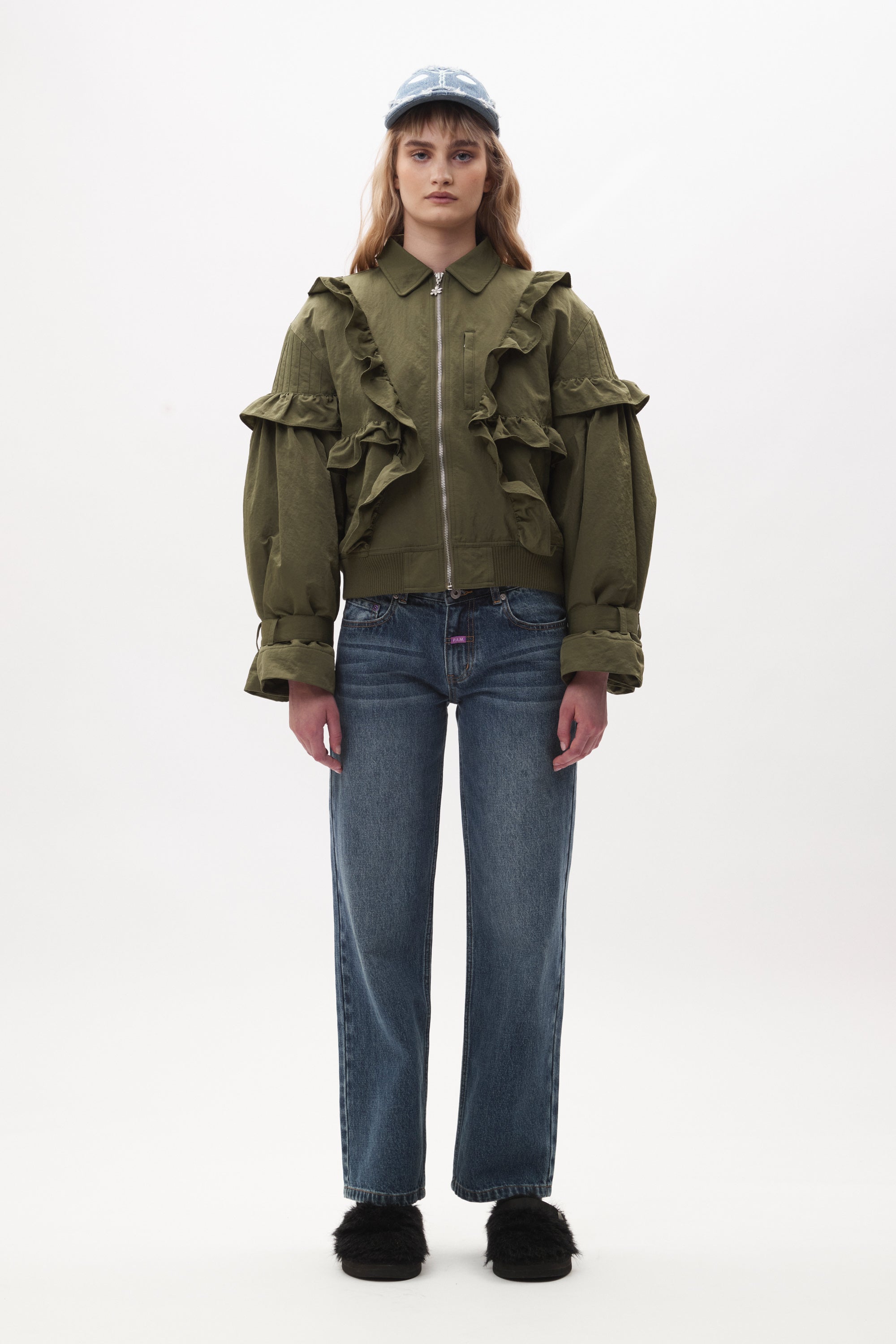 PAM Thistle Frill Bomber