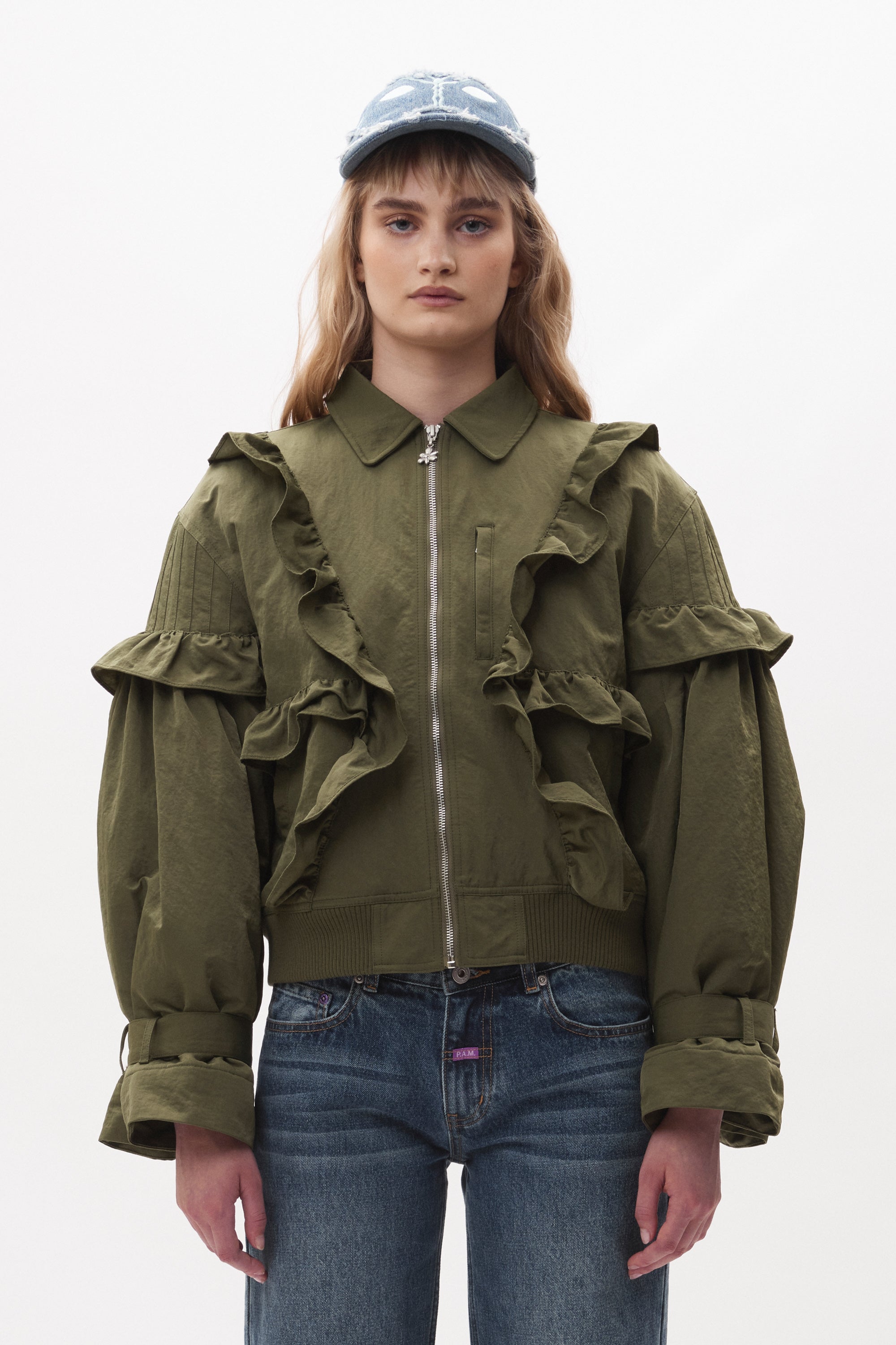 PAM Thistle Frill Bomber