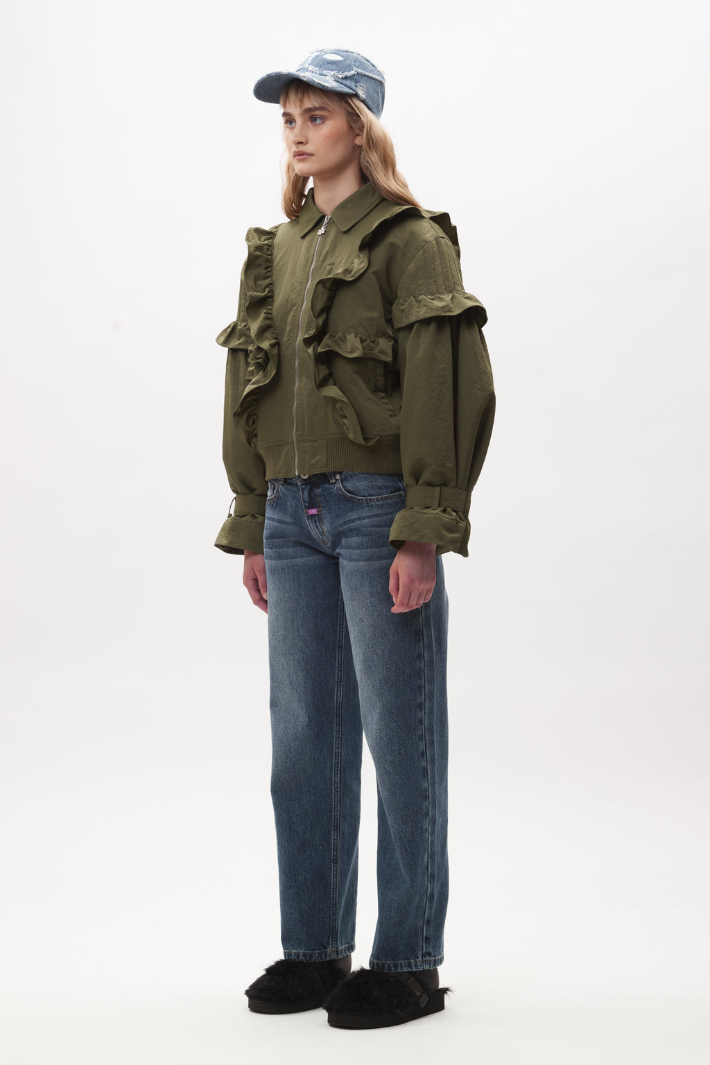 PAM Thistle Frill Bomber