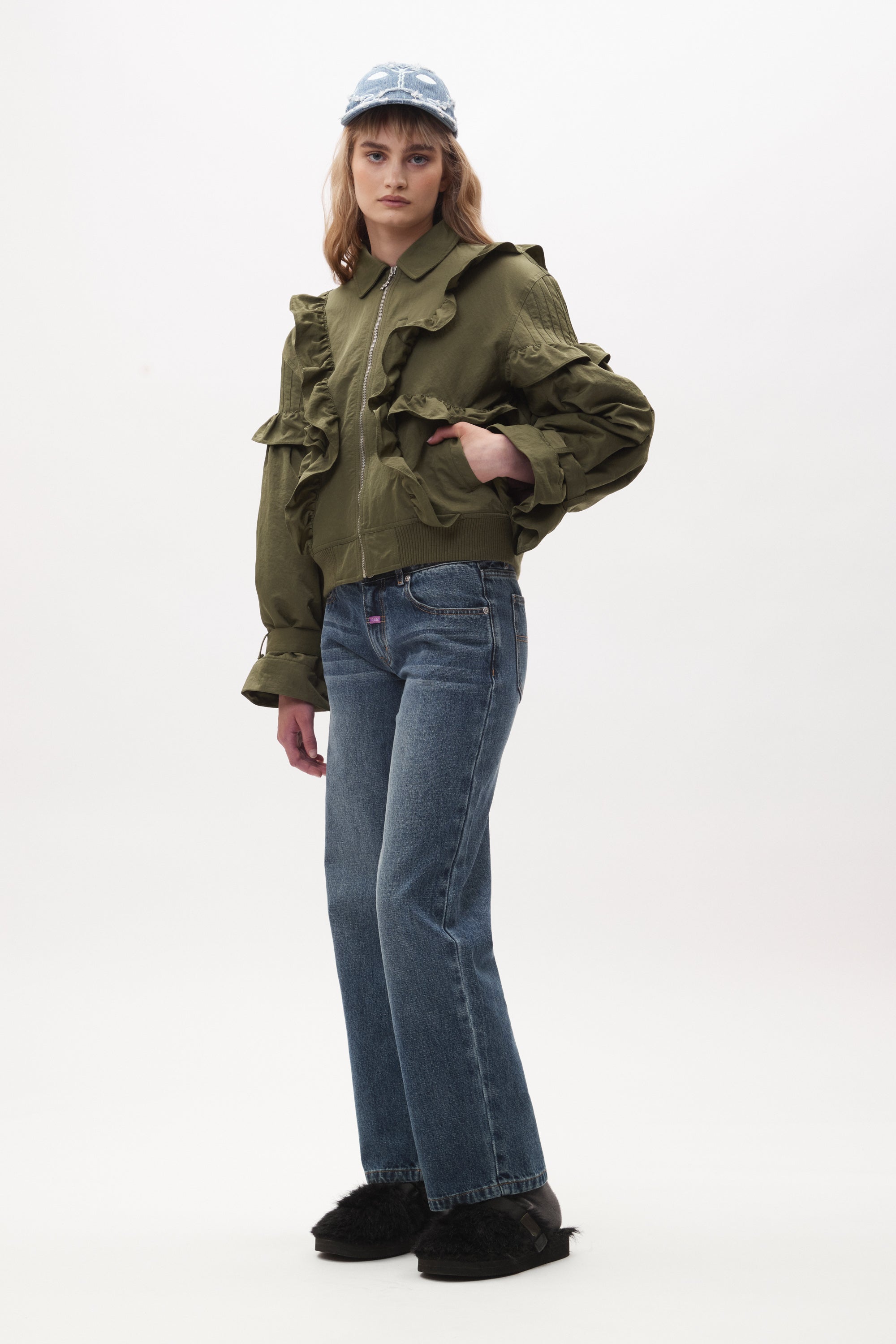 PAM Thistle Frill Bomber