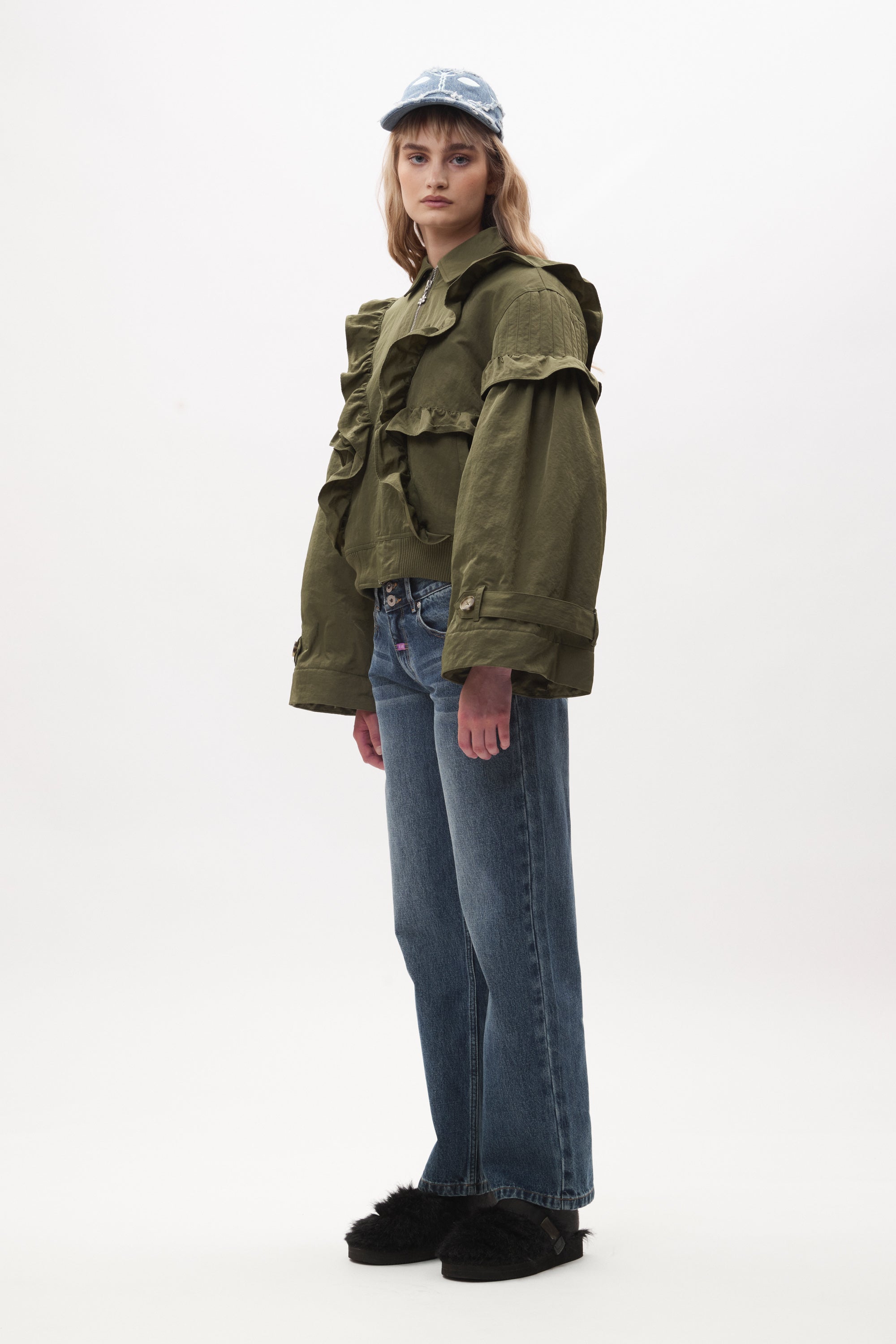 PAM Thistle Frill Bomber