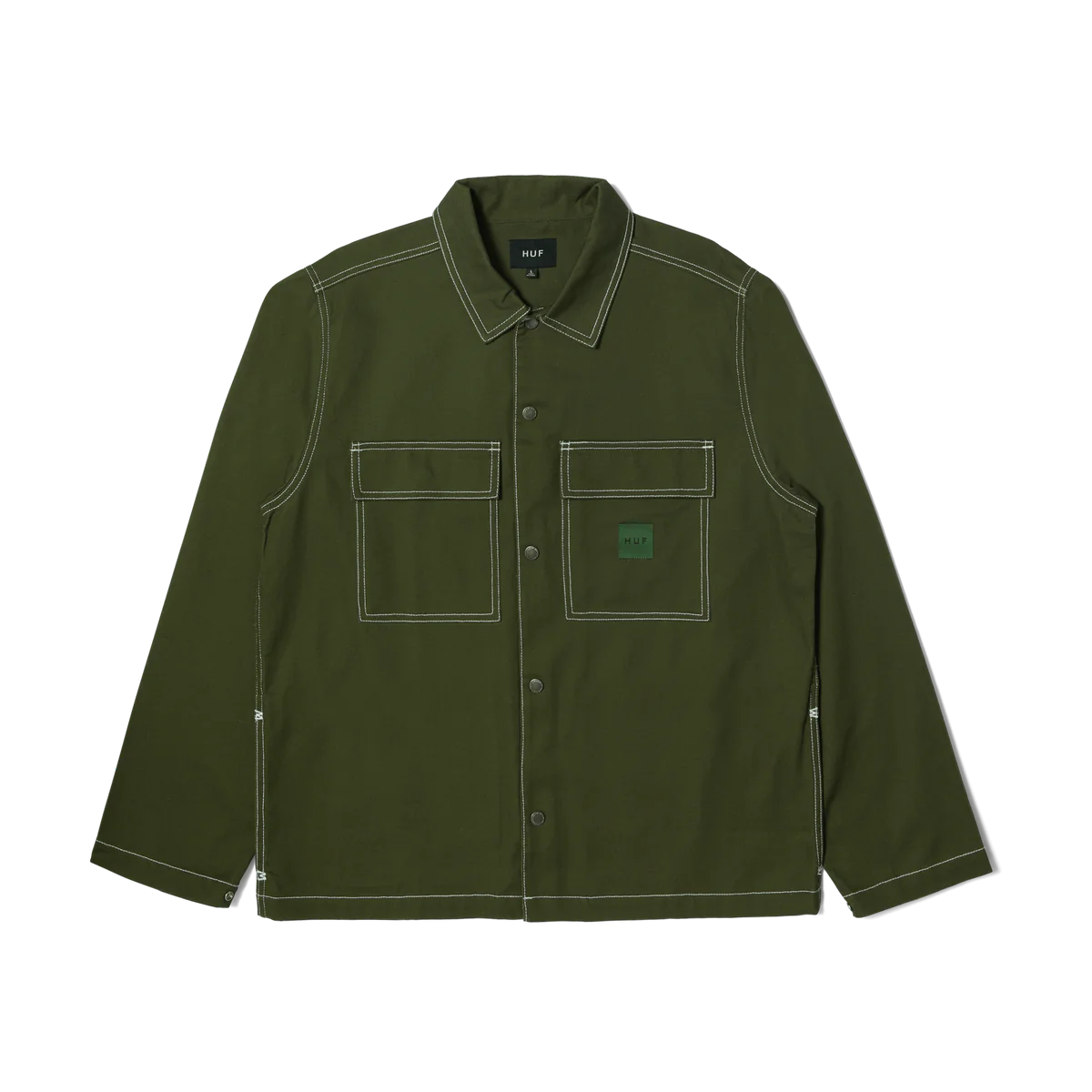 HUF Mason Shacket | Hunter Green