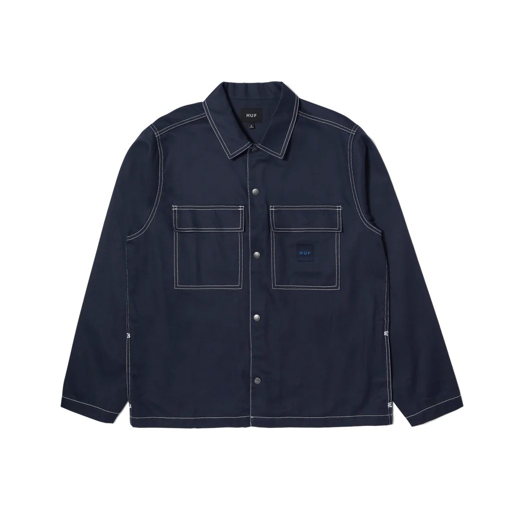 HUF Mason Shacket | Navy