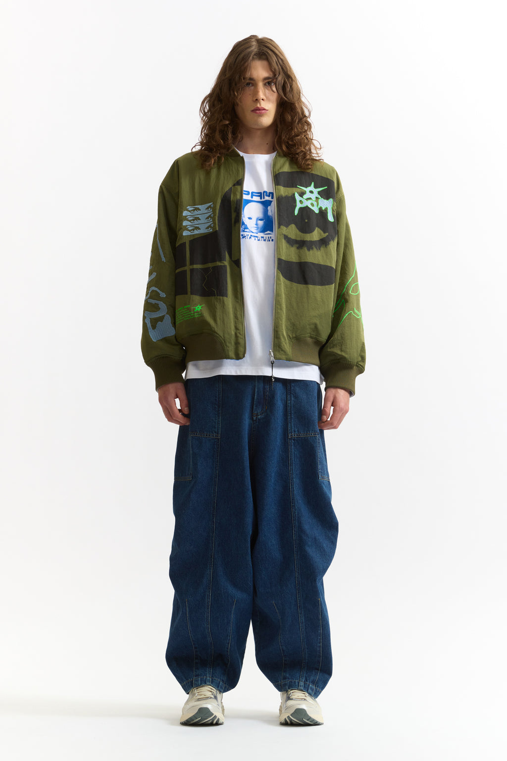 PAM SS26 THE EYES OF THE SOUL BOMBER JACKET