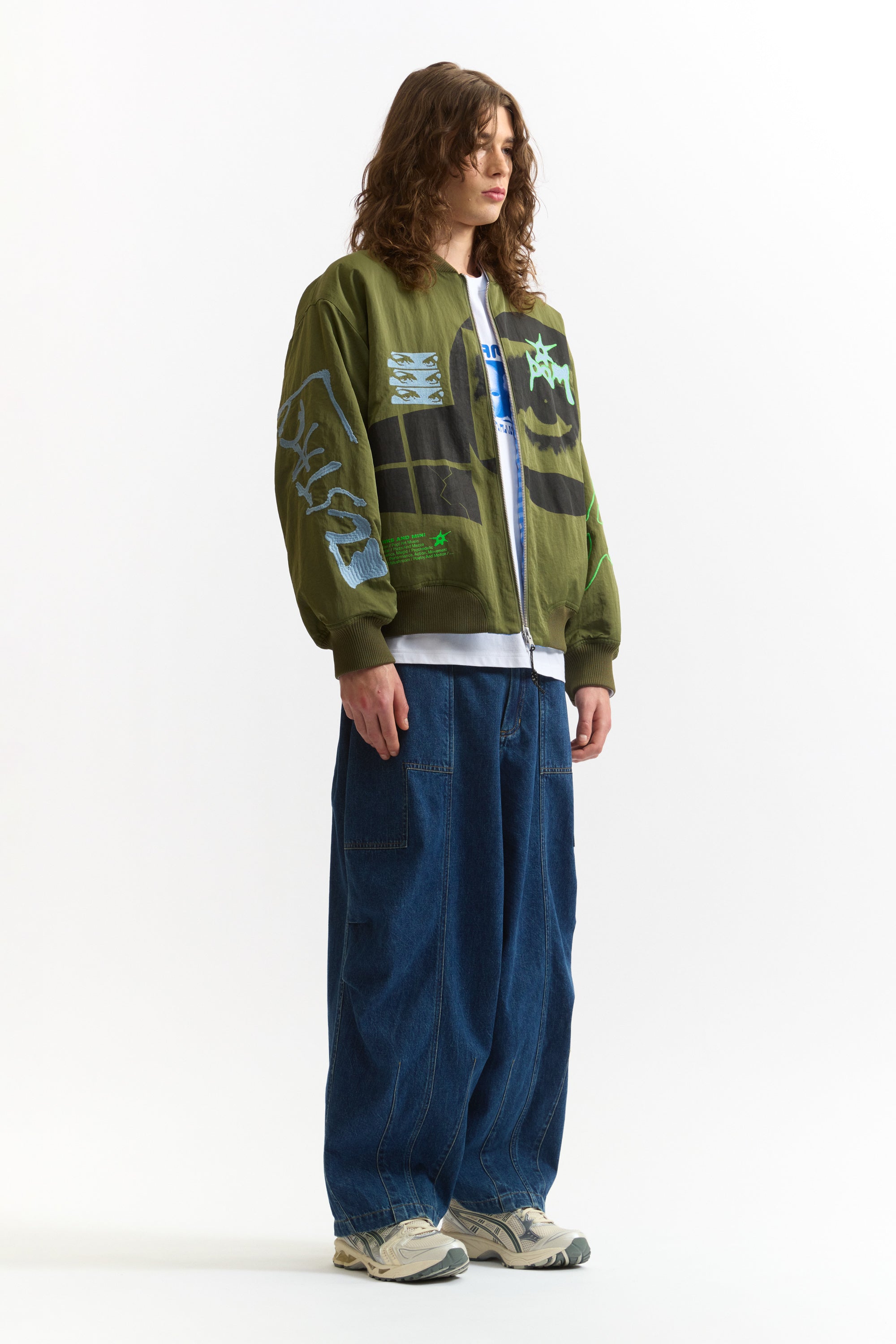 PAM SS26 THE EYES OF THE SOUL BOMBER JACKET