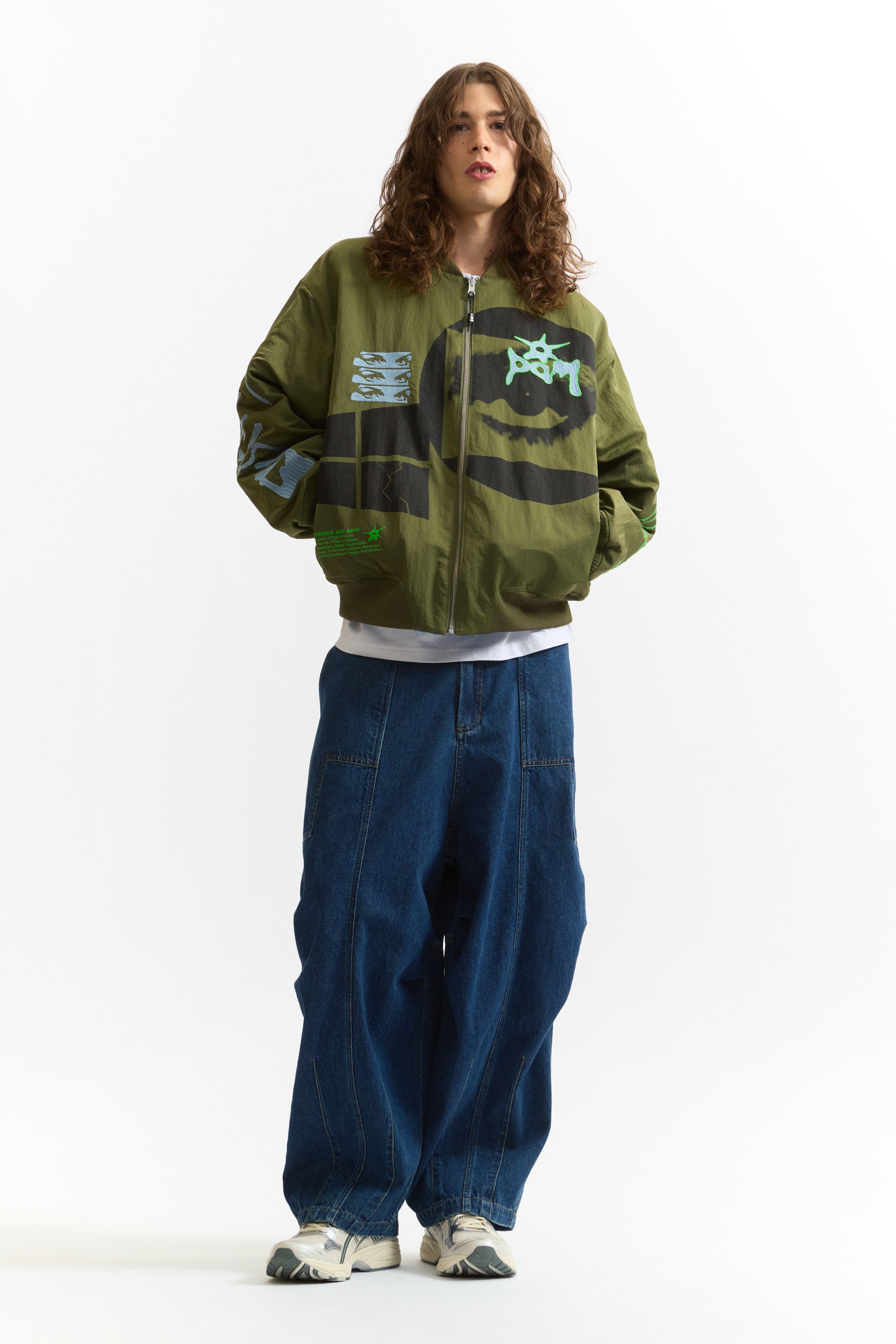 PAM SS26 THE EYES OF THE SOUL BOMBER JACKET