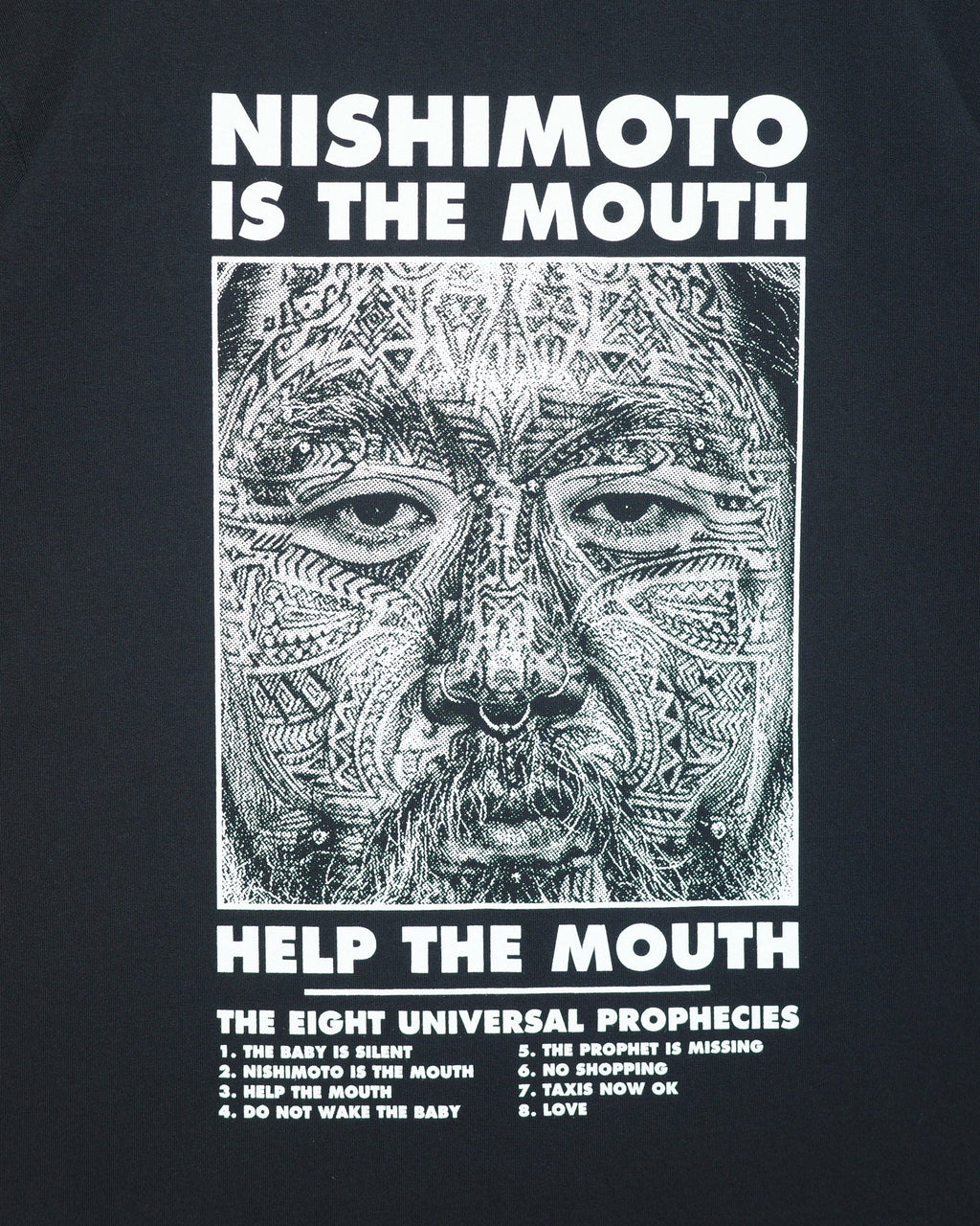 NISHIMOTO IS THE MOUTH S/S TEE NIM-H11 BLACK