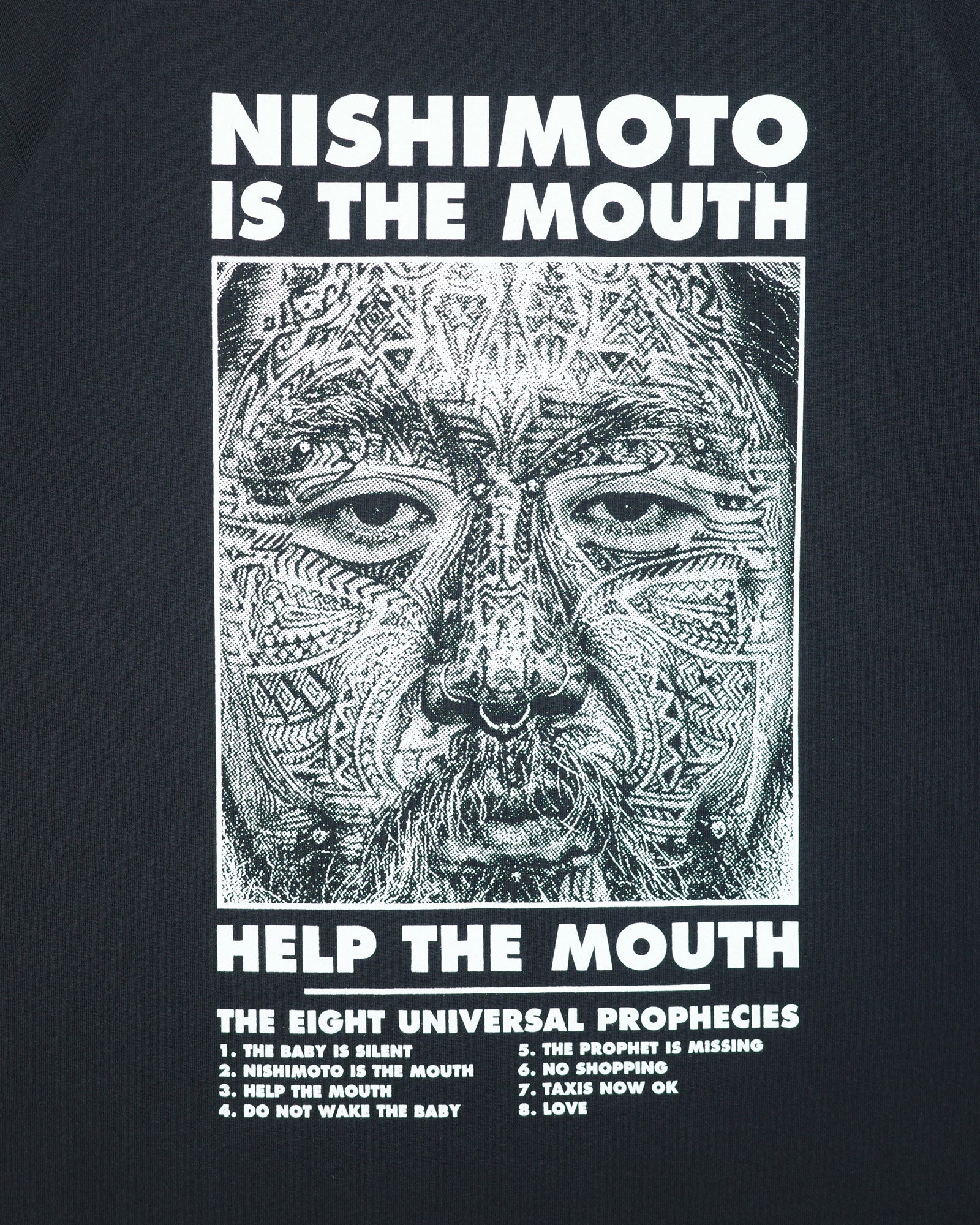 NISHIMOTO IS THE MOUTH S/S TEE NIM-H11 BLACK