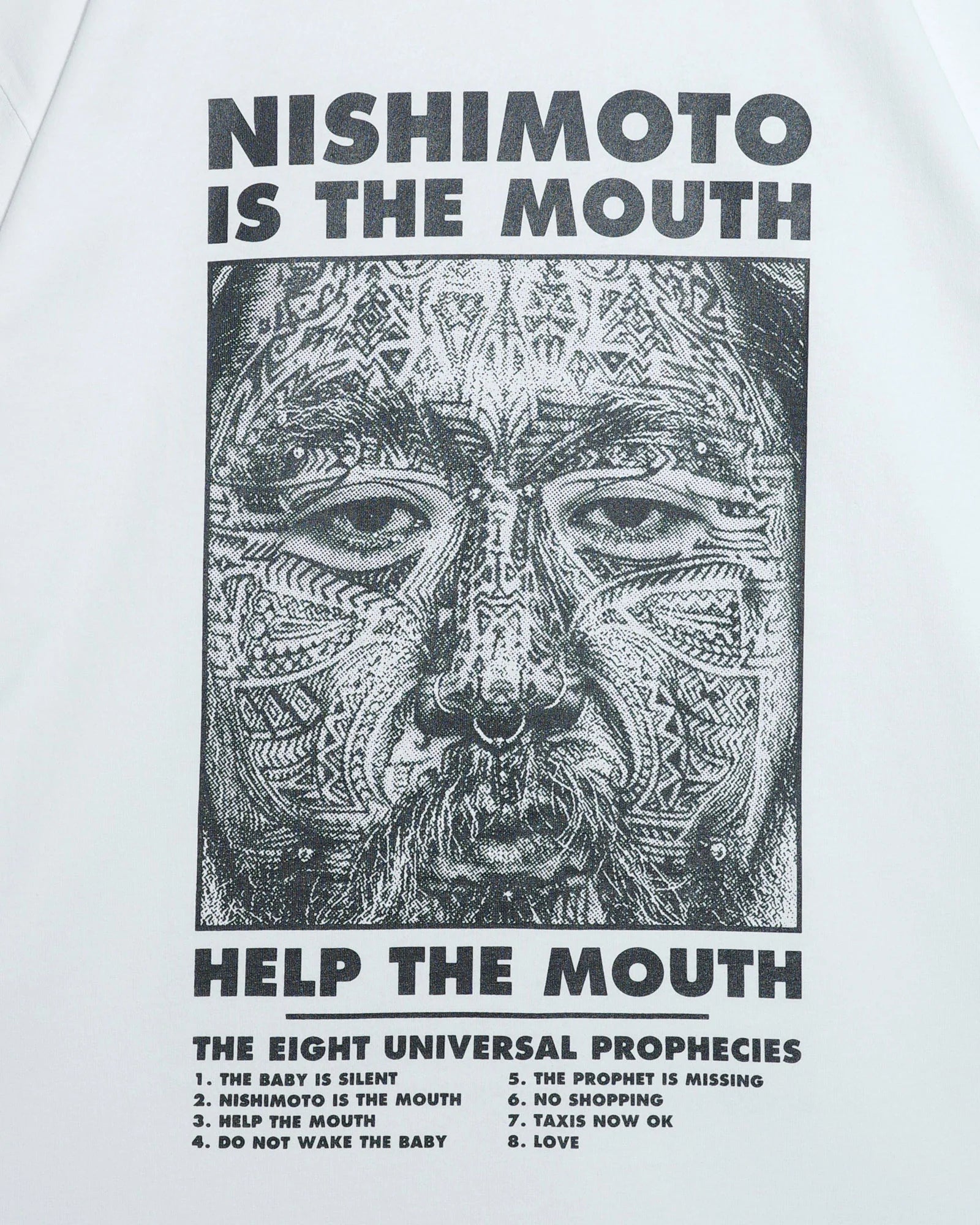 NISHIMOTO IS THE MOUTH S/S TEE NIM-H11 WHITE