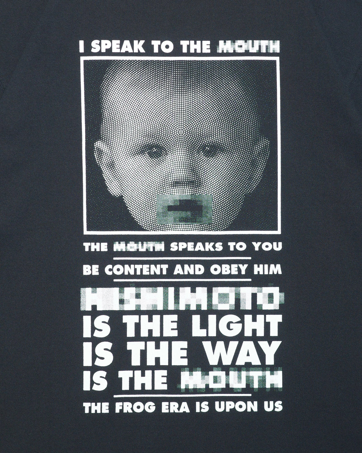 NISHIMOTO IS THE MOUTH S/S TEE NIM-L11CMZ BLACK
