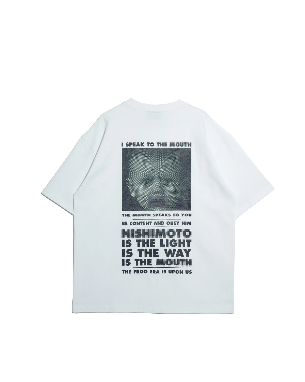NISHIMOTO IS THE MOUTH S/S TEE NIM-L11CMZ WHITE