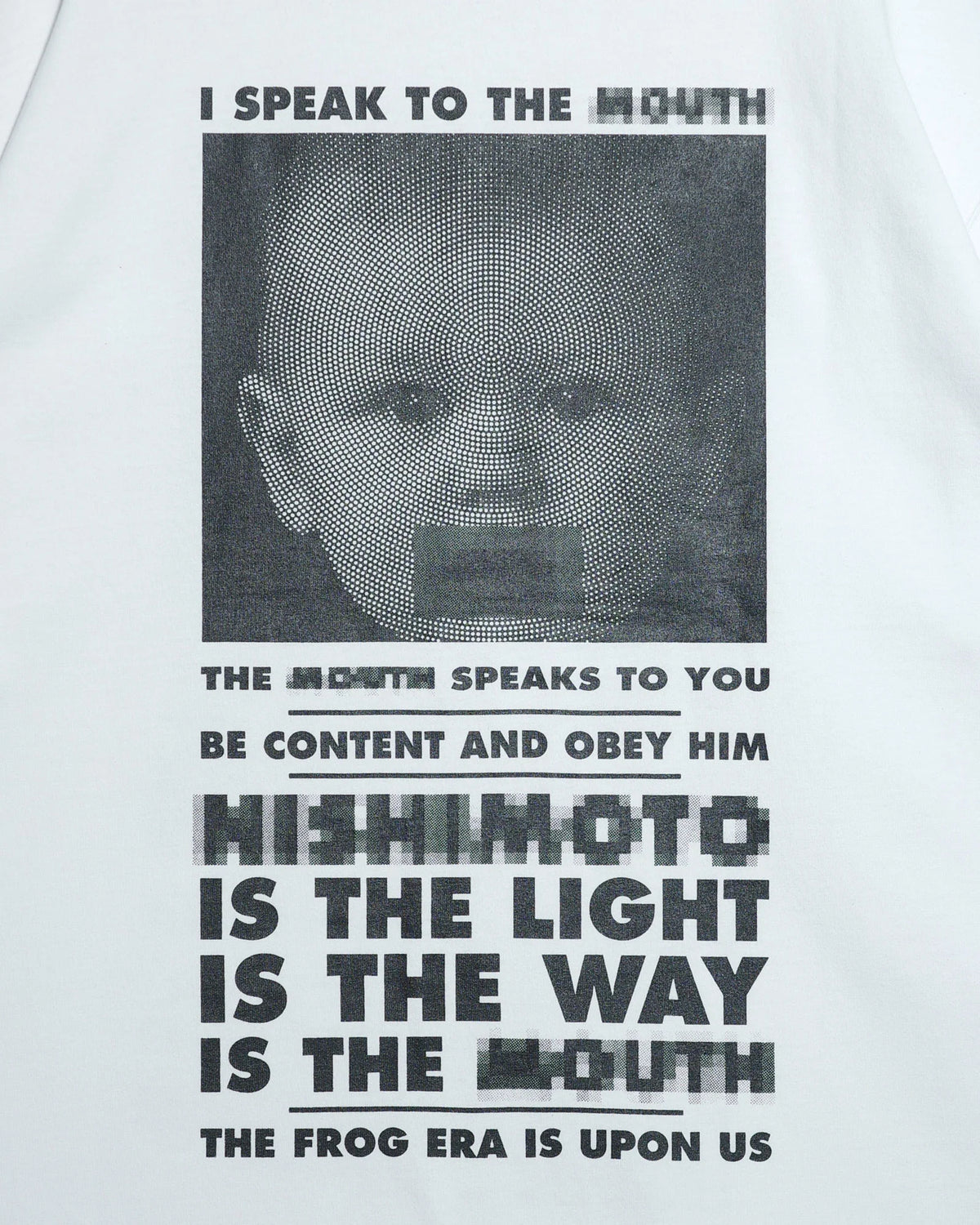 NISHIMOTO IS THE MOUTH S/S TEE NIM-L11CMZ WHITE