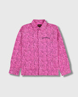 PLEASURES Anaconda Overshirt [Fuchsia]