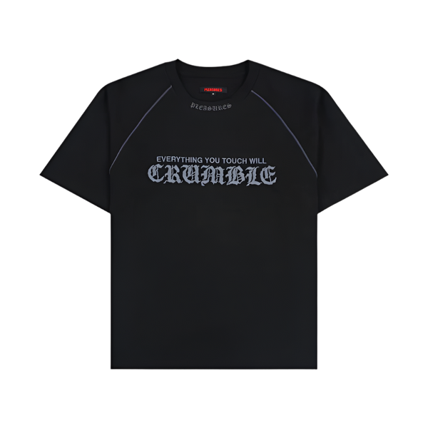 PLEASURES Crumble Heavyweight Raglan Tee