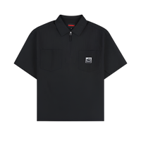 PLEASURES Electron Zip Polo