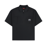 PLEASURES Electron Zip Polo