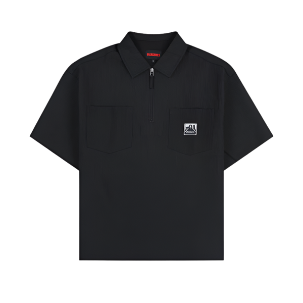 PLEASURES Electron Zip Polo