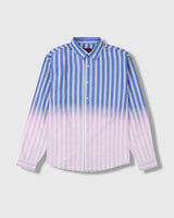 PLEASURES Fade Button Down [Blue]