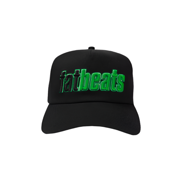 PLEASURES Fat Beats Snapback [Black]
