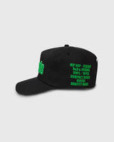 PLEASURES Fat Beats Snapback [Black]