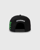 PLEASURES Fat Beats Snapback [Black]