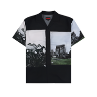PLEASURES Stone Horse Button Down [Black]