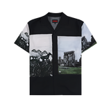 PLEASURES Stone Horse Button Down [Black]