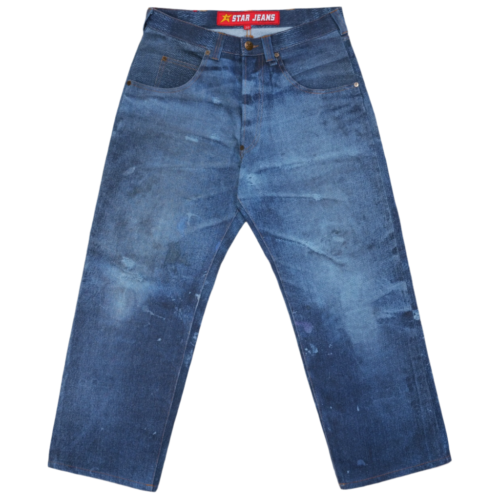 Carpet 17oz Selvedge Denim "New Old Jeans" Dropouts