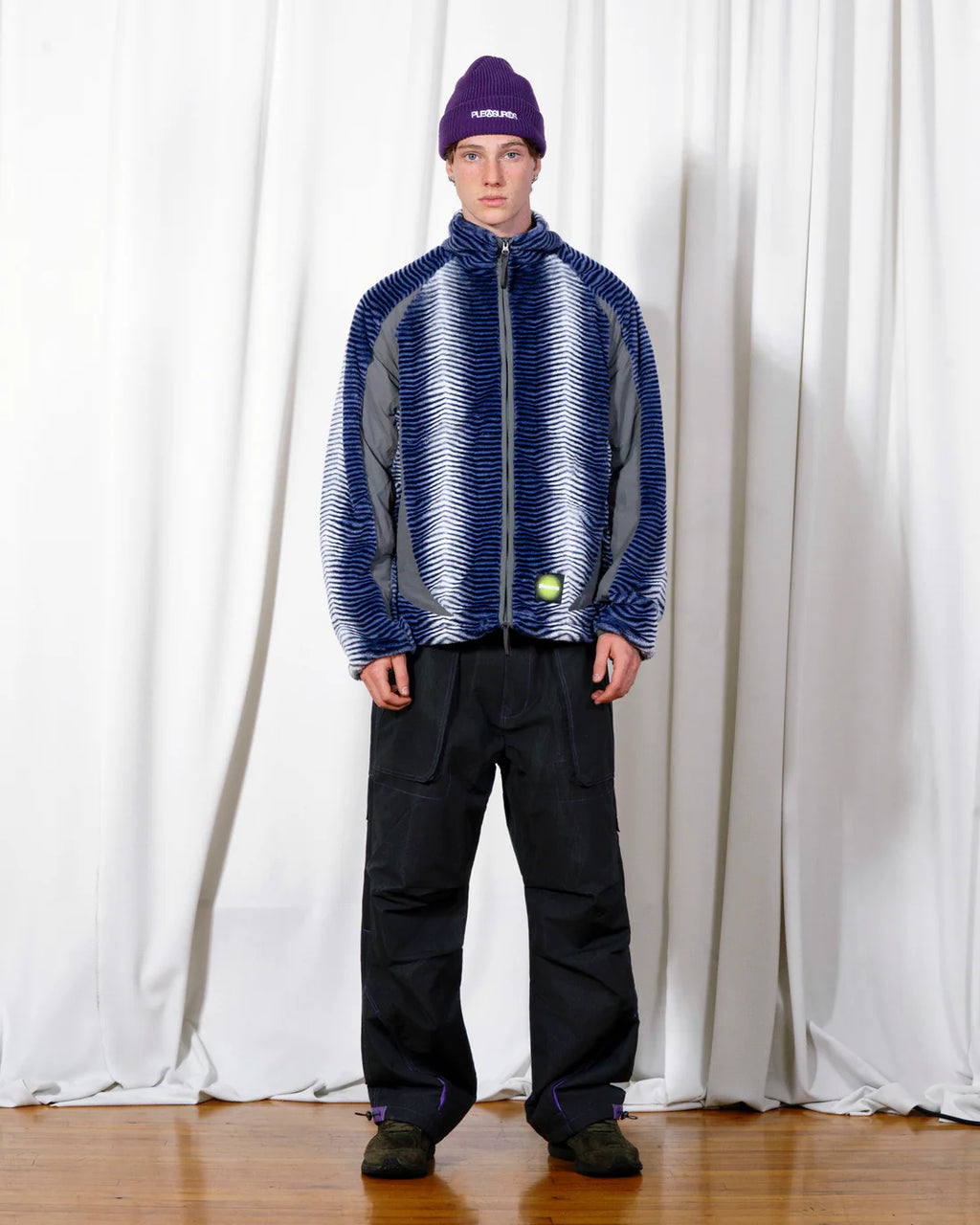 PLEASURES Yak Fuzzy Jacket