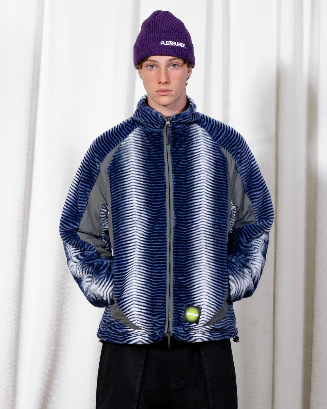 PLEASURES Yak Fuzzy Jacket