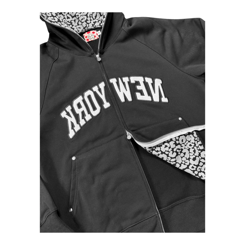 STAR TEAM New York Full Zip Hoodie [Black]