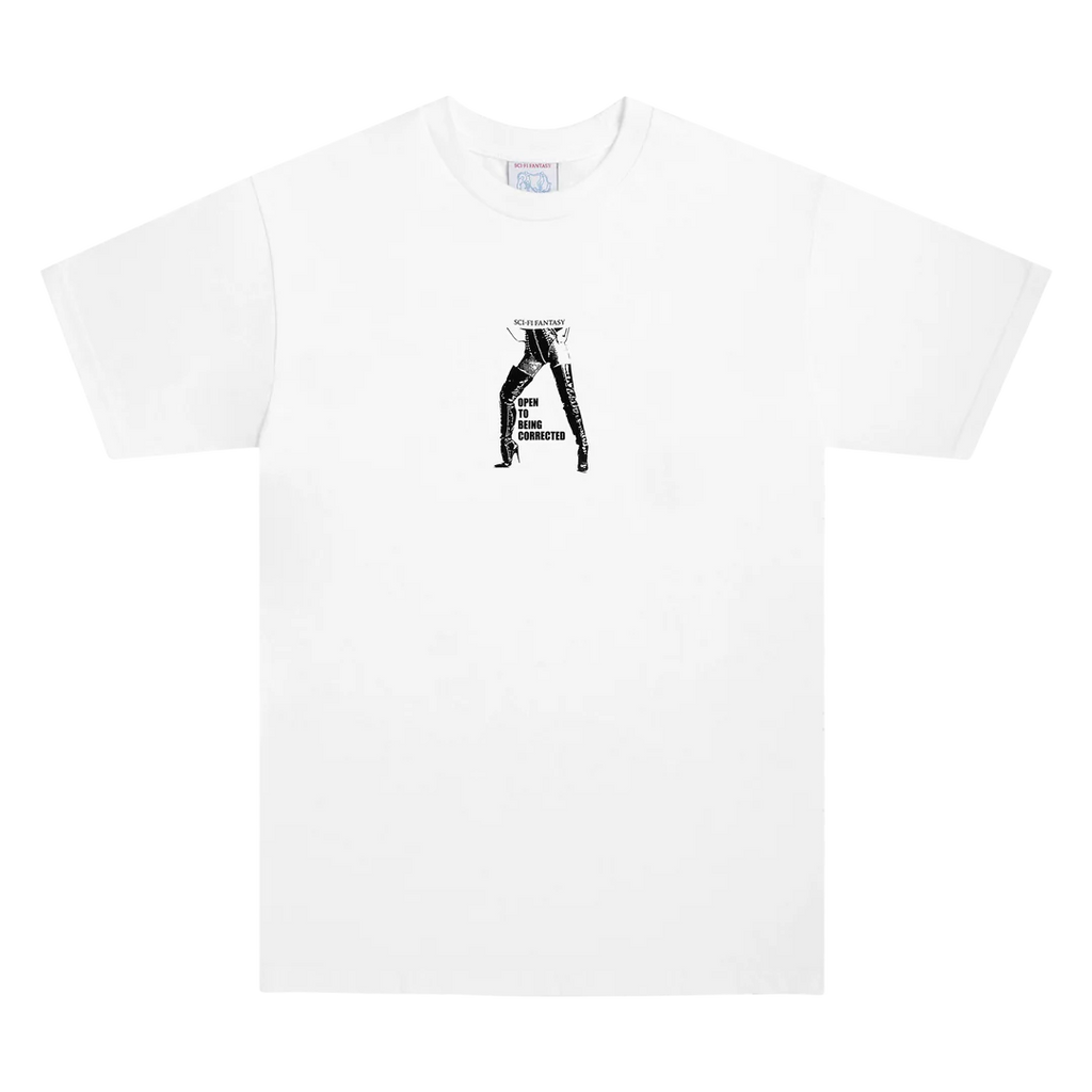 Sci-Fi Fantasy Open To Being Corrected T-Shirt [White]