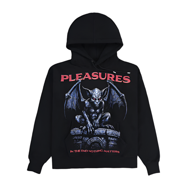 PLEASURES Gargoyle Hoodie [Black]