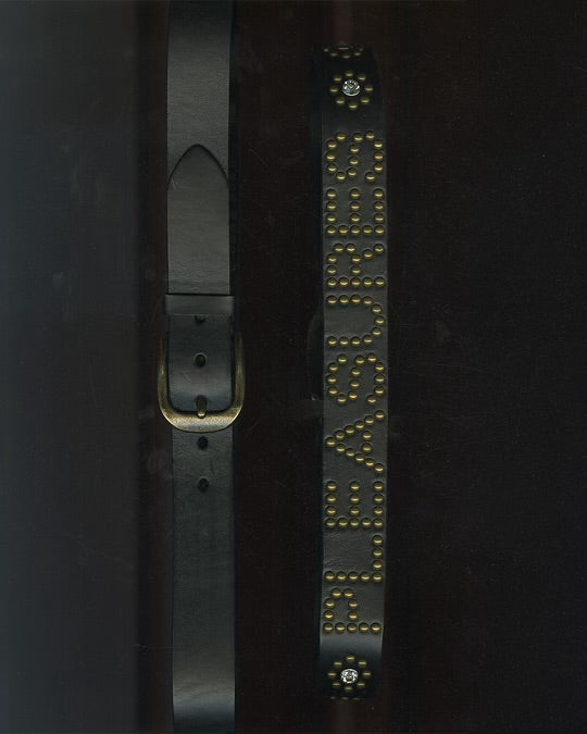 Pleasures Leather Studded Belt
