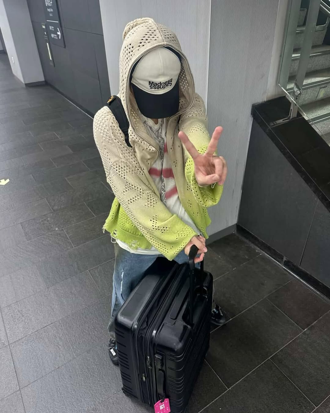 GB MOUTH "蘚" Moss Mesh Hoodie