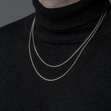 Tachibana.co Silver Box Chain Necklace
