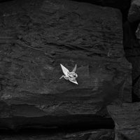 Tachibana.co Silver Origami Crane Amulet