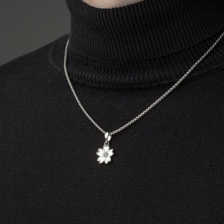 Tachibana Co. Silver Cherry Blossom Amulet