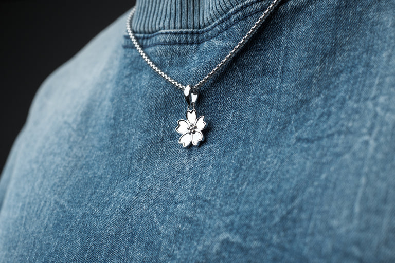Tachibana Co. Silver Cherry Blossom Amulet