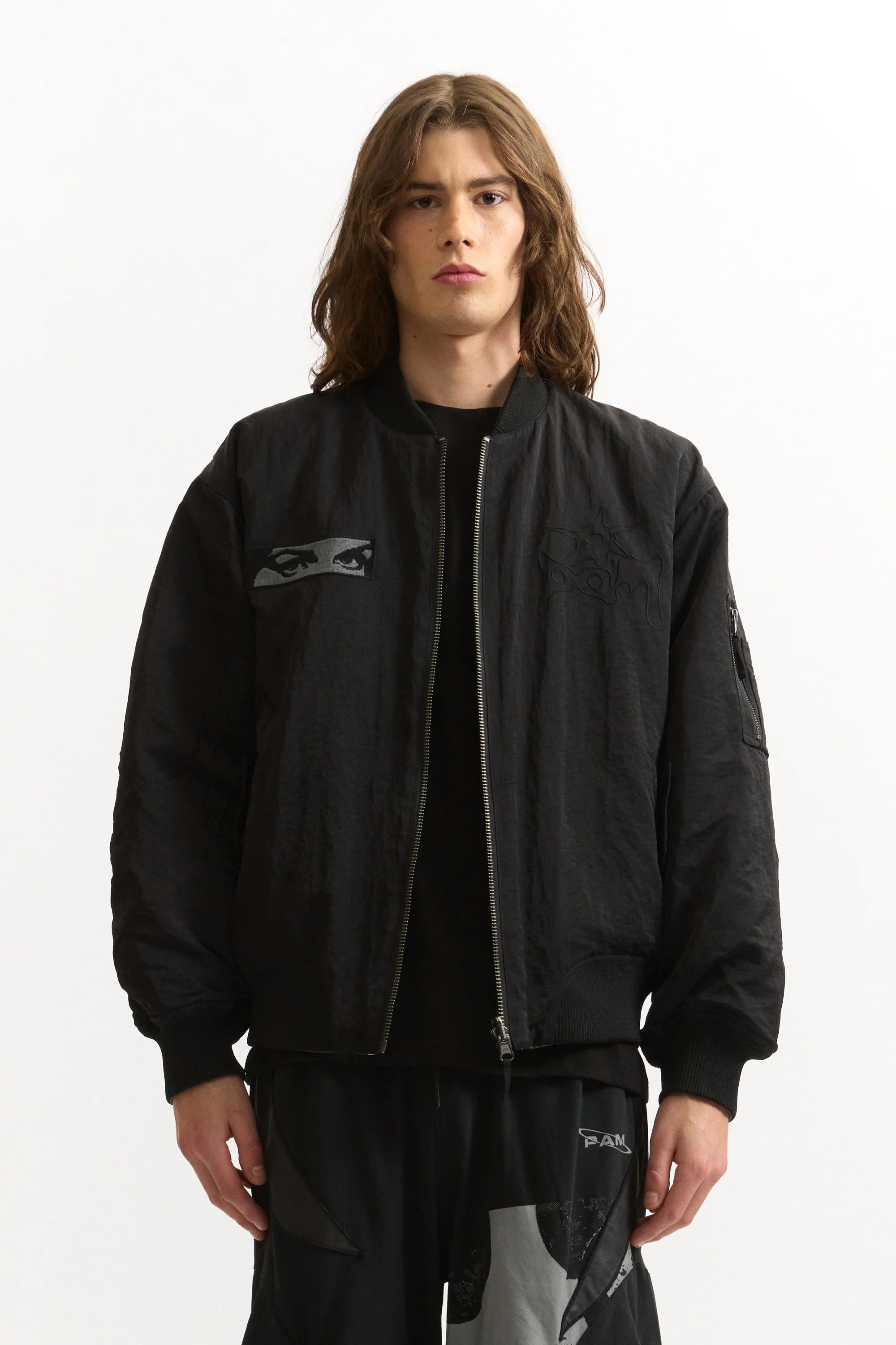 PAM Urchin Spike Reversible Bomber Jacket