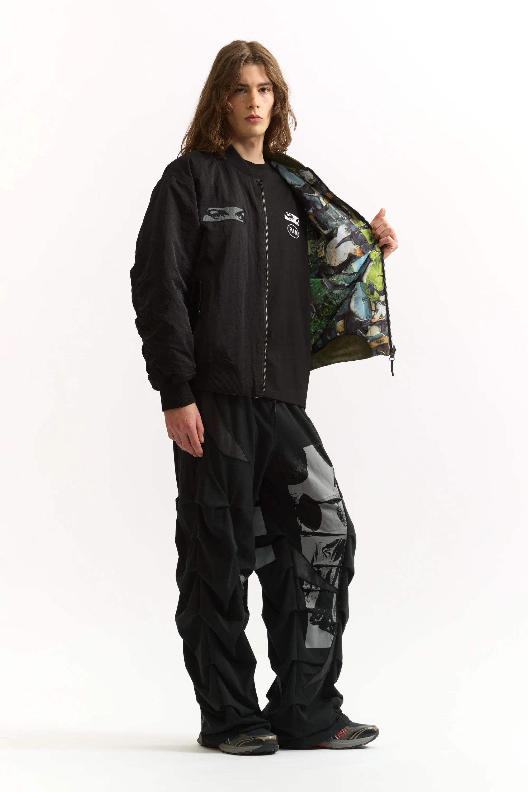 PAM Urchin Spike Reversible Bomber Jacket