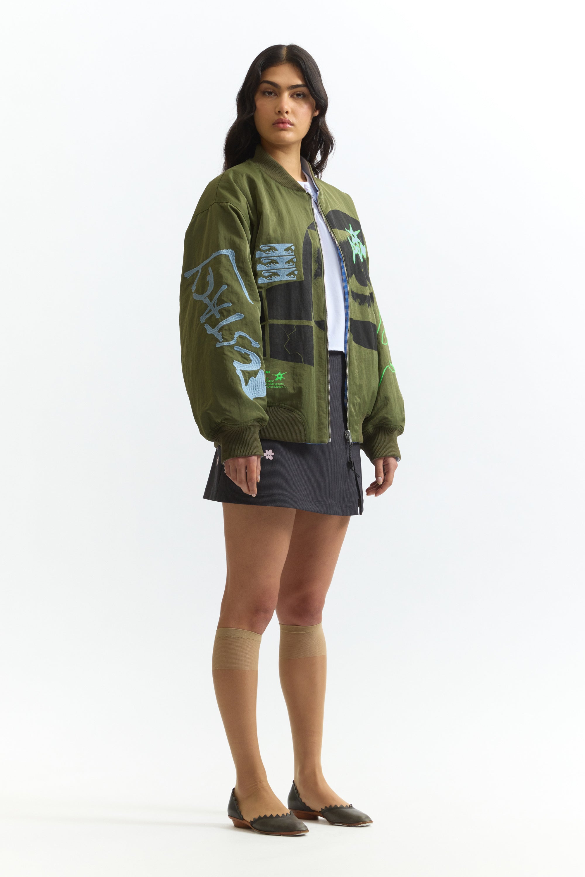 PAM SS26 THE EYES OF THE SOUL BOMBER JACKET