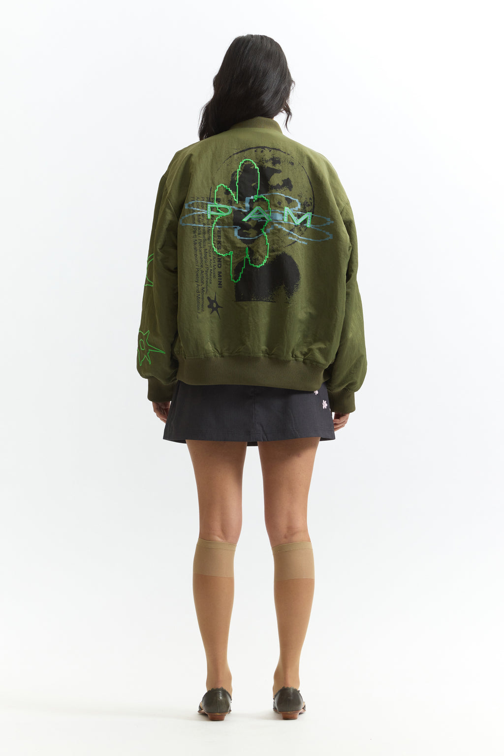 PAM SS26 THE EYES OF THE SOUL BOMBER JACKET