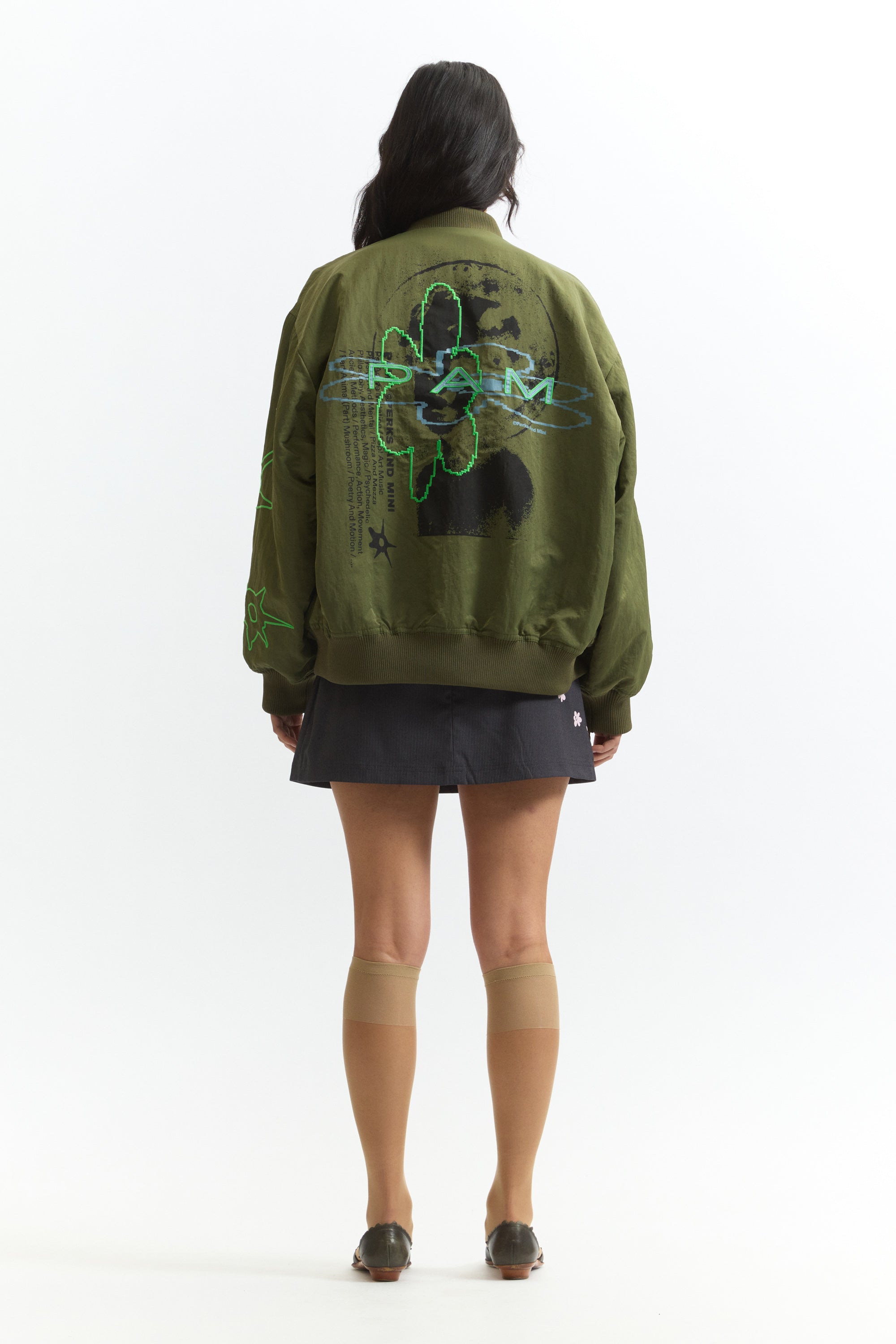 PAM SS26 THE EYES OF THE SOUL BOMBER JACKET