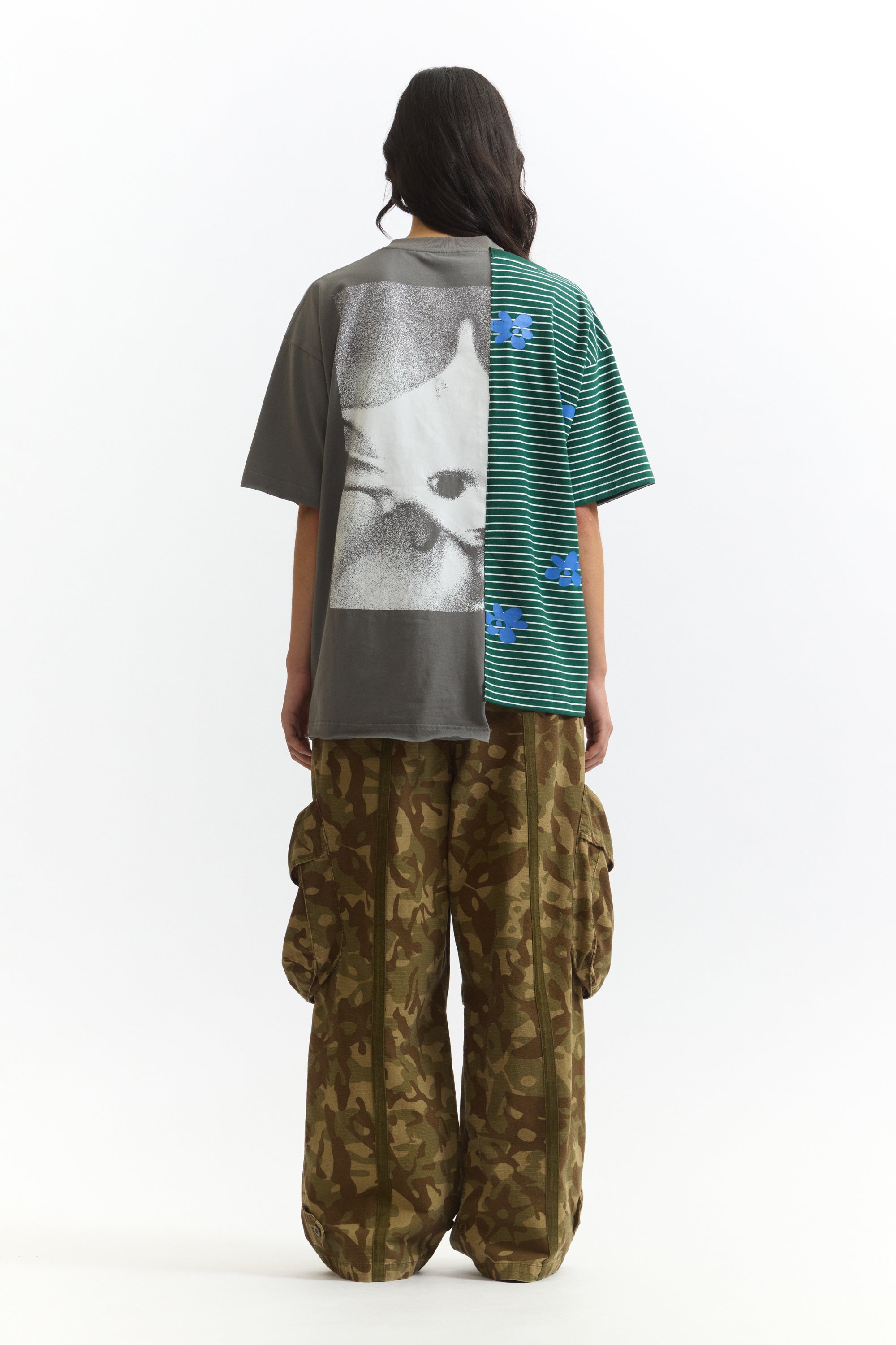 PAM SS26 SPLIT SS TEE FROM AFAR